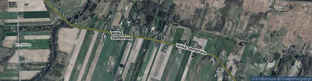 Zdjęcie satelitarne Wólka Siemieńska ul.
